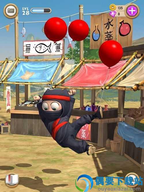 笨拙的忍者无限金币钻石版截图2