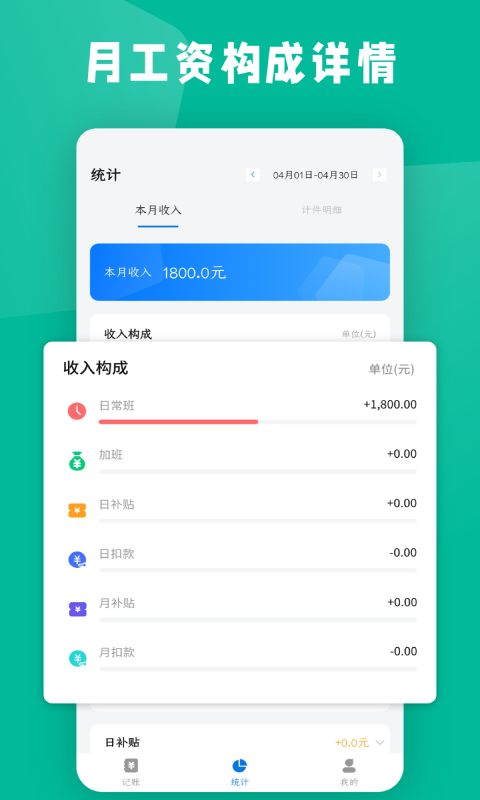 计件工资条软件