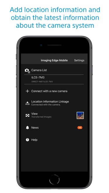 索尼相机连接手机imagingedgemobile图3