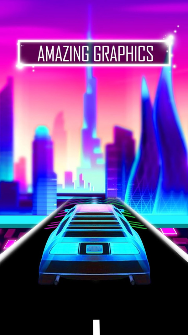 霓虹弯曲道路图2
