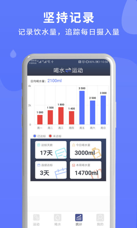 蓝米喝水APP手机版图1