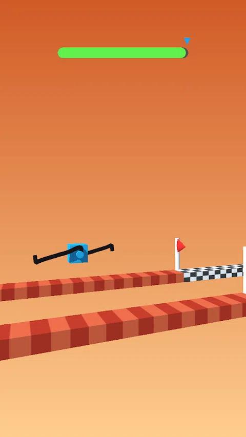 画登山者的腿游戏