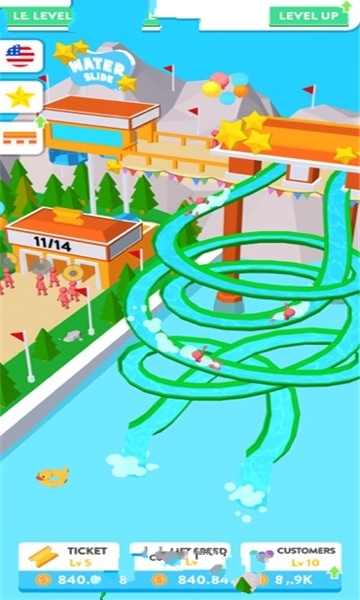 Idle Water Slide