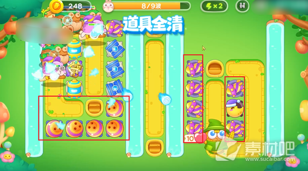 《保卫萝卜4》绿野奇缘第59关通关攻略