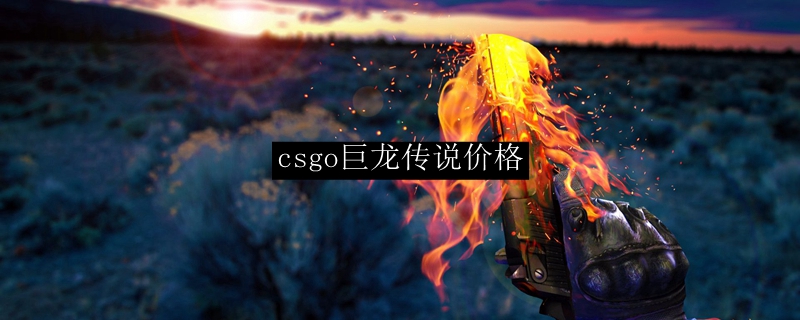 csgo巨龙传说价格