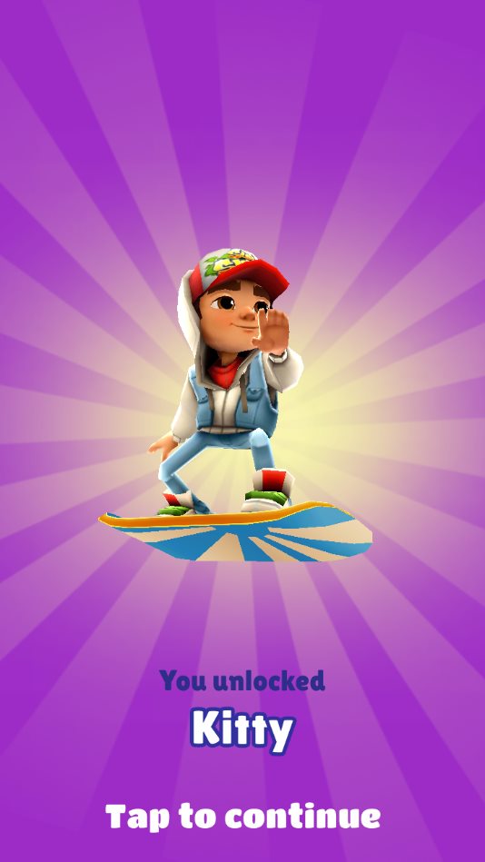 地铁跑酷全角色滑板装饰破解版截图4