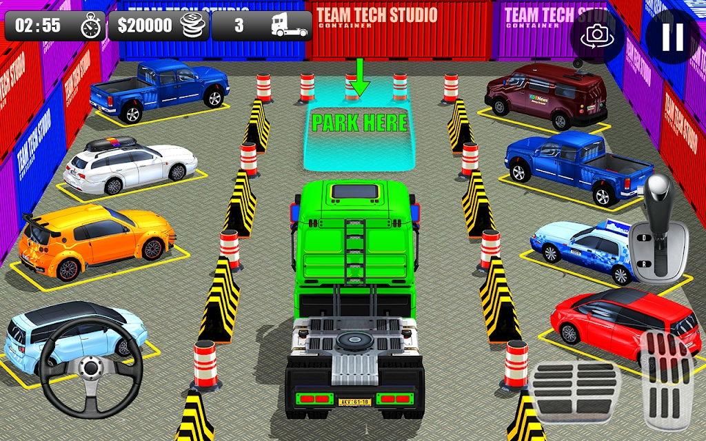 重型卡车模拟器停车(TruckParkingandDrivingGame)图1