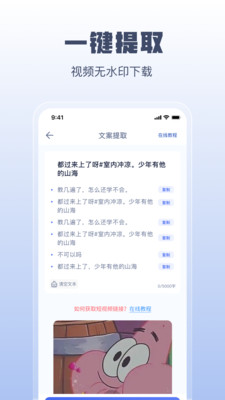 闪电文案提取手机版图2