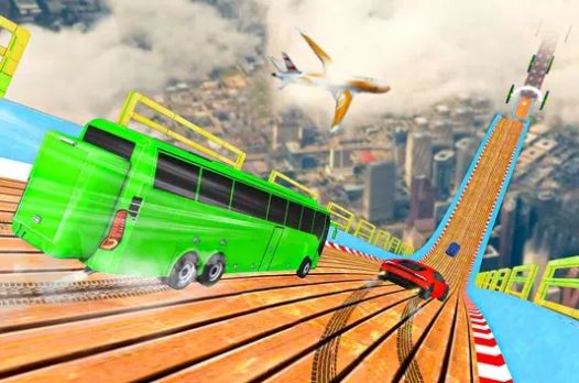 危险赛道巴士驾驶(BusStuntGame)图1