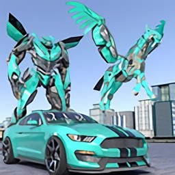 警车变形机器人