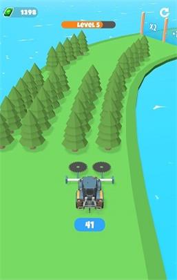 3D伐木车跑图3
