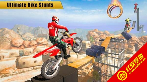 特技摩托车比赛(Stunt Bike Race 3D : Free Motorc)