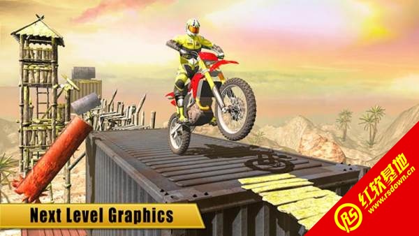 特技摩托车比赛(StuntBikeRace3D:FreeMotorc)截图3