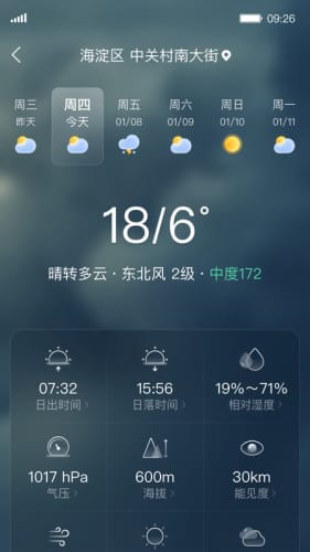 呱呱天气app