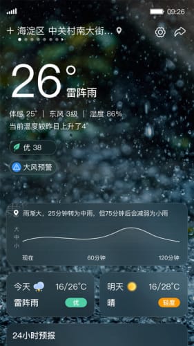 呱呱天气app截图3