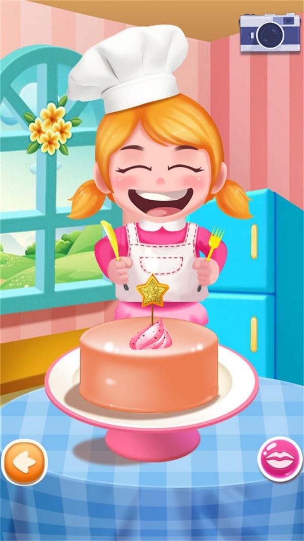 女生做饭做蛋糕图3