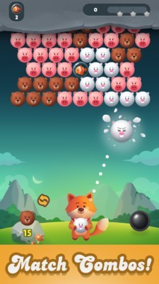 动物泡泡射击图1
