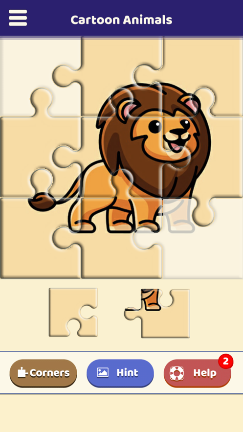 卡通动物拼图(Cartoon Animals Puzzle)