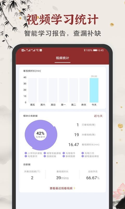 学谷毛笔书法练字图1
