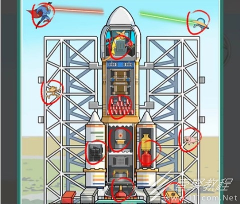 疯狂梗传发射找出火箭的隐患怎么通关