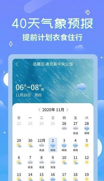 中华万年历天气预报截图1