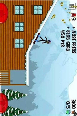 火柴人滑雪(Stickman Snowboarder)