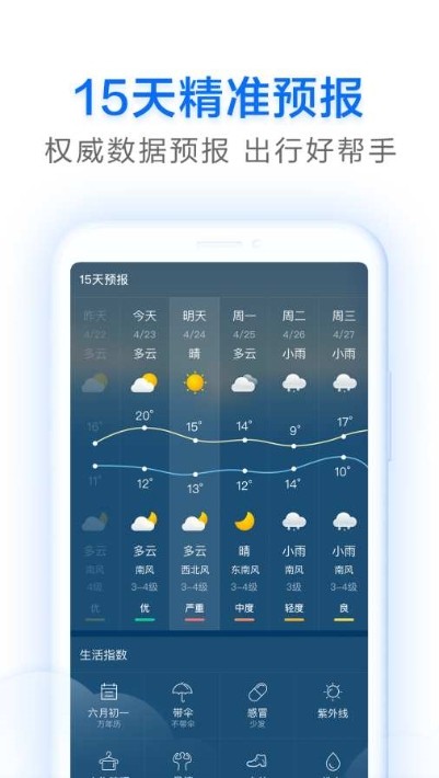 早晚天气app