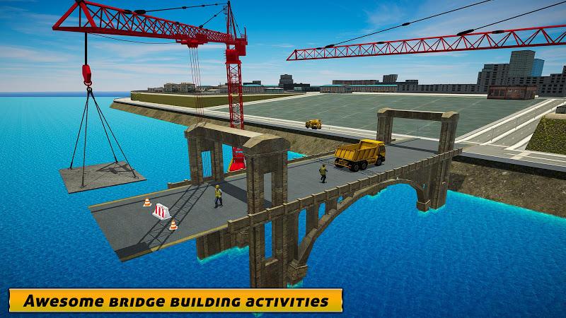 城市桥梁建造者天桥施工(CityBridgeBuilder)图1