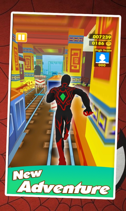 奔跑的超级英雄(RunSpidergame)截图2