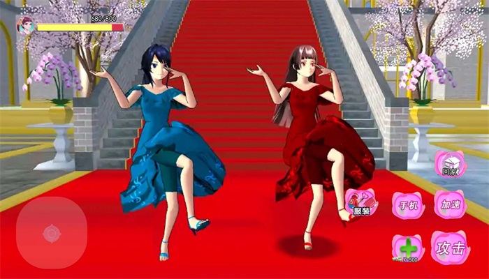 樱花梦幻校园女孩图2