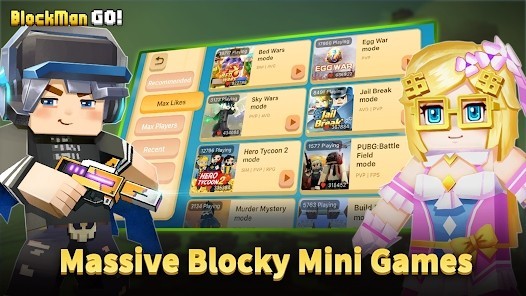 方块人冒险手机版(blockmangoadventuresapk)截图2