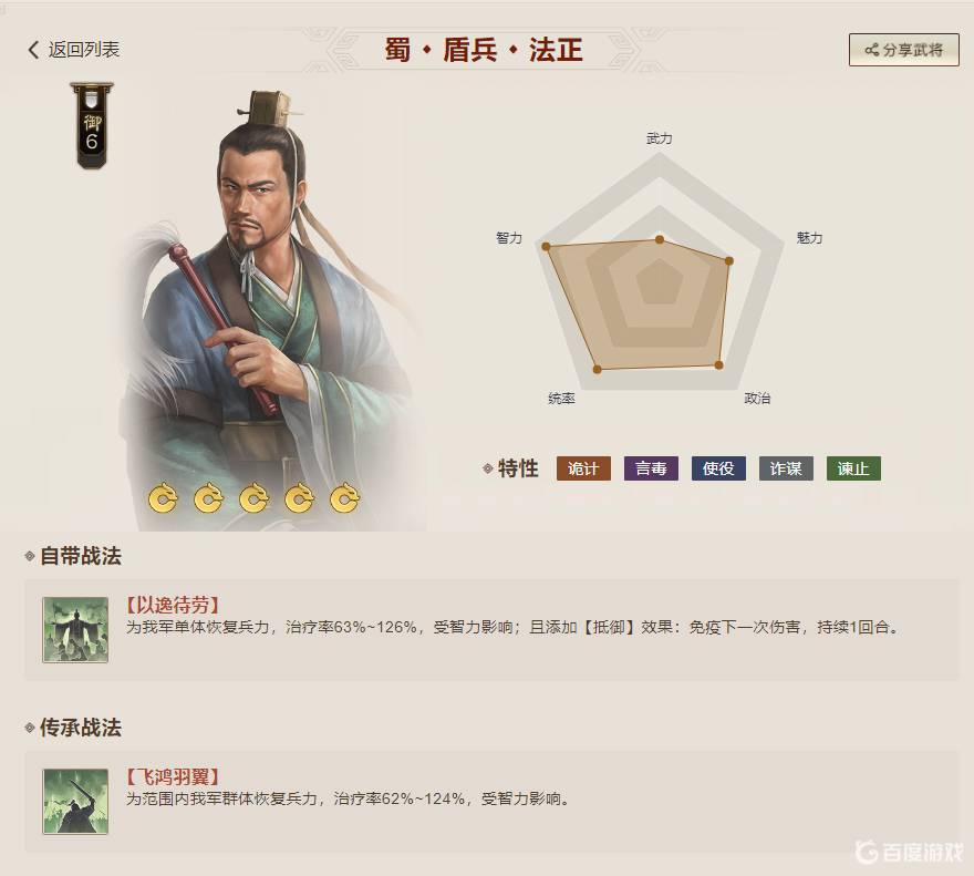 三国志战棋版法正值得培养吗