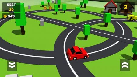 环行碰撞障碍赛(CircleCrashBlockyRace)截图2