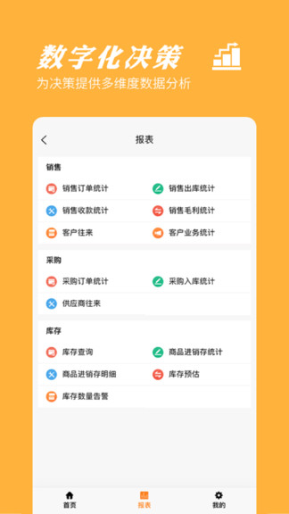 橙子进销存截图4