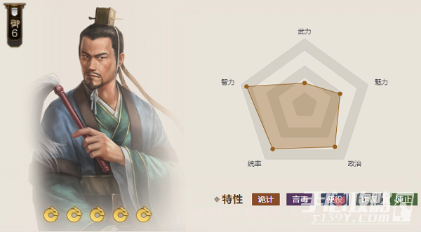 《三国志战棋版》仲尼琴属性介绍