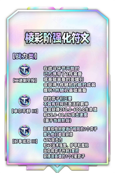 《云顶之弈》s9海克斯符文有哪些？