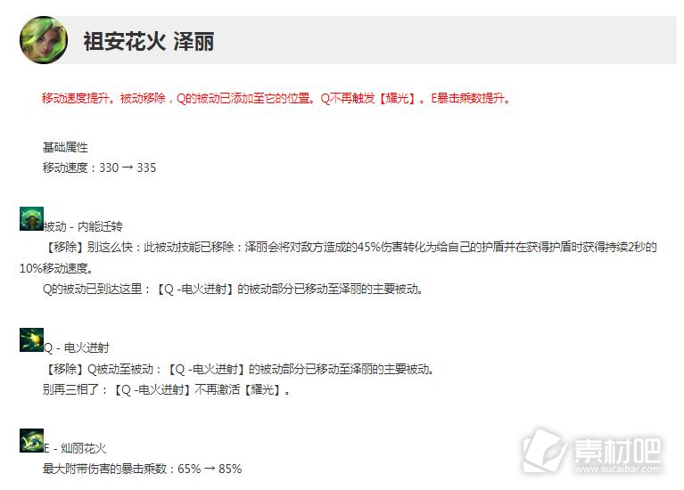 《英雄联盟》13.12版本正式服泽丽重做一览