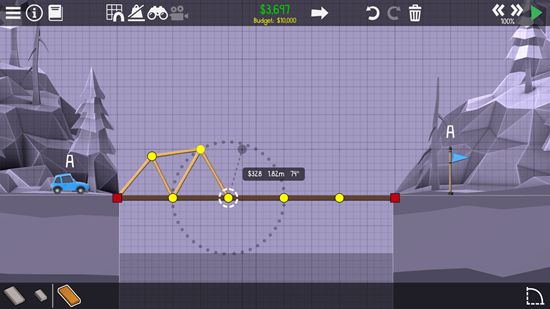 桥梁建造师破解版无限预算版(BridgeConstructor)截图3