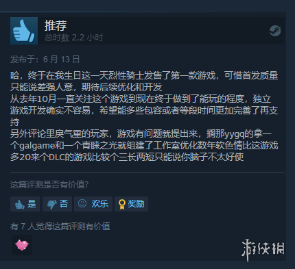 美少女射击游戏《安妮的游戏》登陆Steam 80%好评