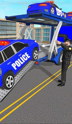 警察运输卡车3D图2