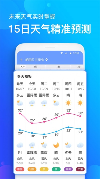 看看天气预报图1