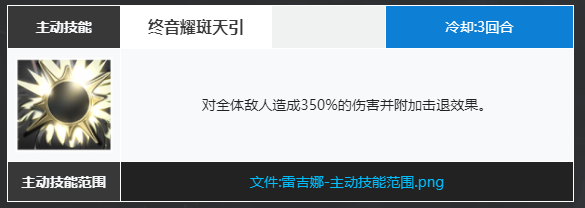 白夜极光雷吉娜技能介绍一览 雷吉娜角色技能强度介绍