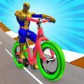 超级英雄空中自行车特技(SuperheroBicycleRacing)
