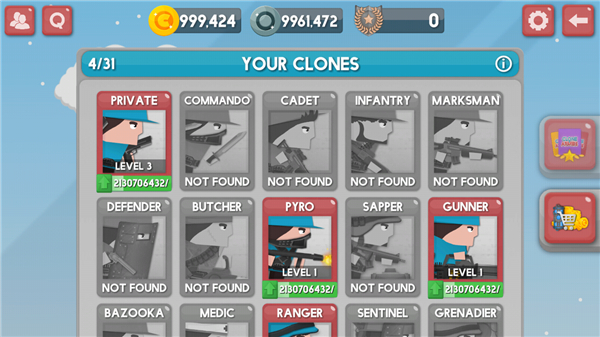 克隆军团(Clone Armies)