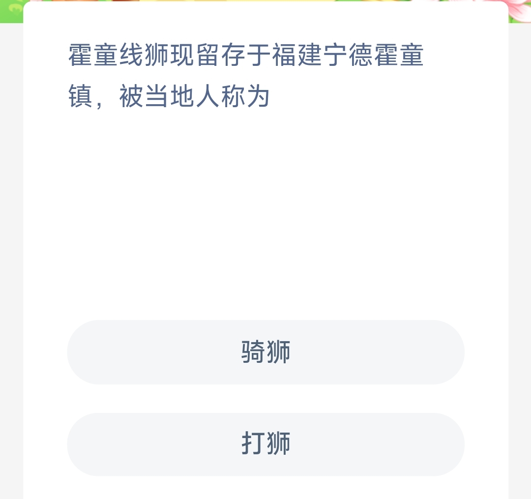 霍童线狮现留存于福建宁德霍童镇被当地人称为