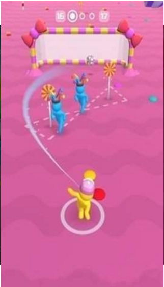 弧线射球图2