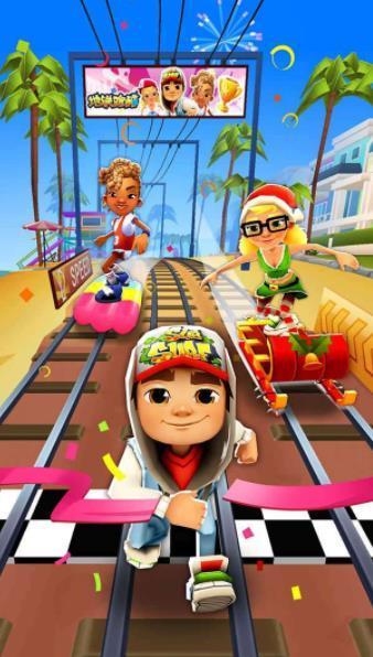 地铁跑酷自带悬浮窗修改器版2023（SubwaySurf）图1