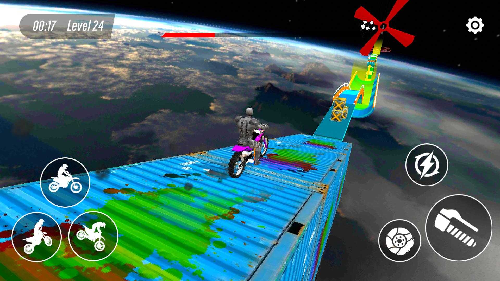 超级坡道摩托车特技3D(SuperHeroBike)