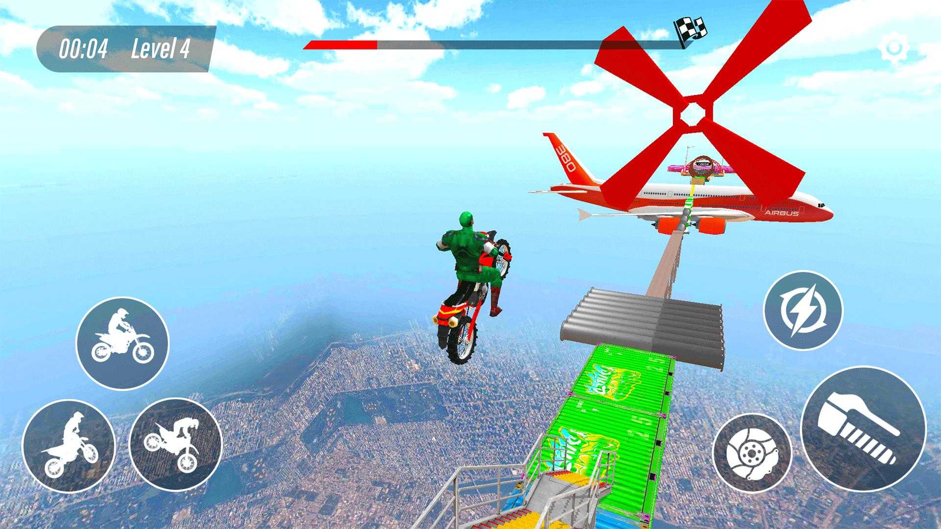 超级坡道摩托车特技3D(SuperHeroBike)