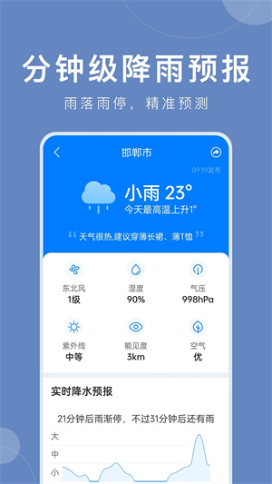 准时天气预报